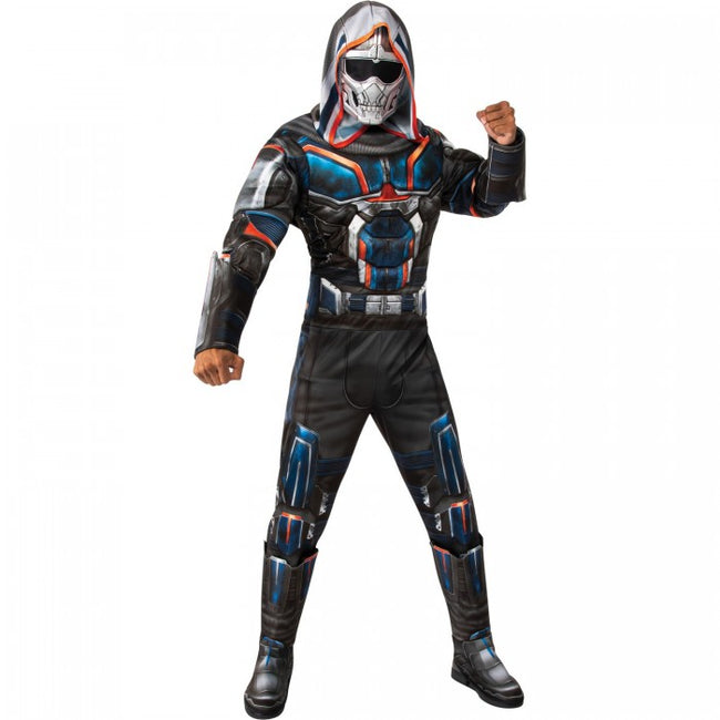 Front - Black Widow Mens Deluxe Taskmaster Costume