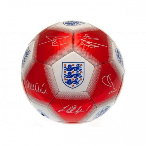 Red-White - Back - England FA Signature Ball