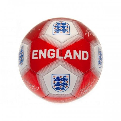Red-White - Front - England FA Signature Ball