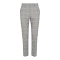 Front - Burton Mens Checked Slim Suit Trousers