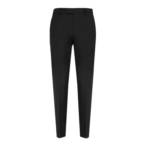 Front - Burton Mens Essential Plain Tailored Suit Trousers