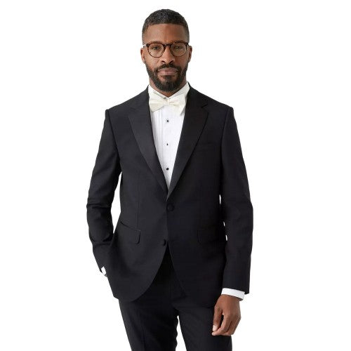 Front - Burton Mens Slim Tuxedo Jacket