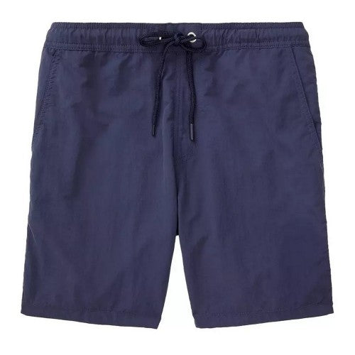 Front - Burton Mens Plain Crinkle Swim Shorts