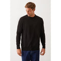 Front - Burton Mens Crew Neck Long-Sleeved Sweater