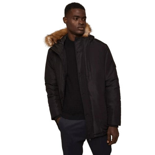 Front - Burton Mens Smart Hooded Heavyweight Regular Parka