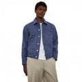 Front - Burton Mens Faux Wool Regular Trucker Jacket