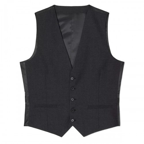 Front - Burton Mens Plain Wool Slim Vest
