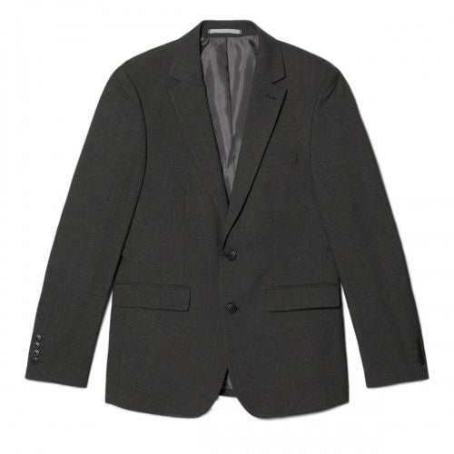 Front - Burton Mens Essential Single-Breasted Skinny Suit Jacket