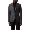 Front - Burton Mens Pow Checked Slim Blazer