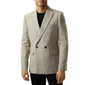 Front - Burton Mens Basketweave Slim Blazer