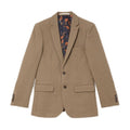 Front - Burton Mens Herringbone Tweed Slim Suit Jacket