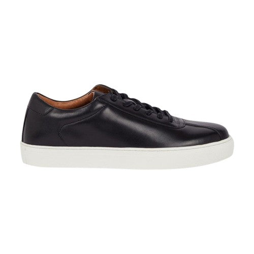 Front - Burton Mens Leather Sneakers