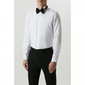 Front - Burton Mens Wing Collar Slim Formal Shirt