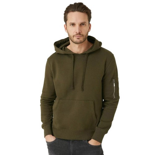 Front - Burton Mens Zip Sleeve Hoodie