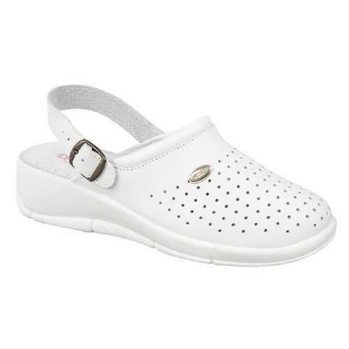 Front - Dek Womens/Ladies Swivel Bar Clogs