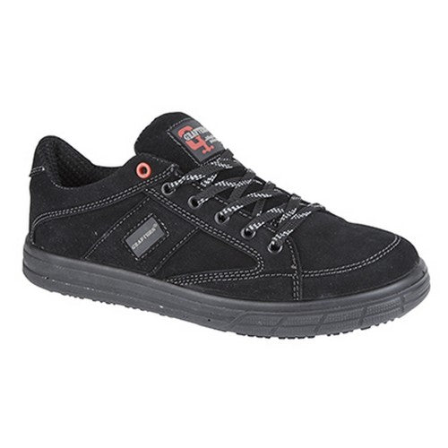 Front - Grafters Mens Skate Type Toe Cap Safety Sneakers