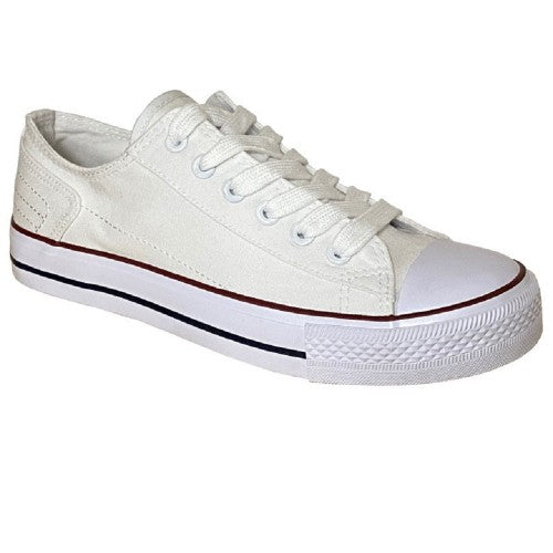 Front - Dek Womens/Ladies Canvas Sneaker Shoe