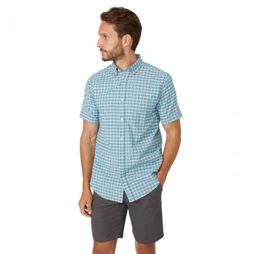 Front - Maine Mens Mini Check Shirt