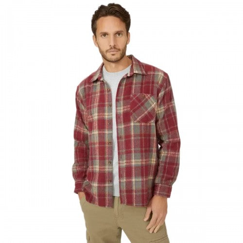 Front - Mantaray Mens Checked Overshirt