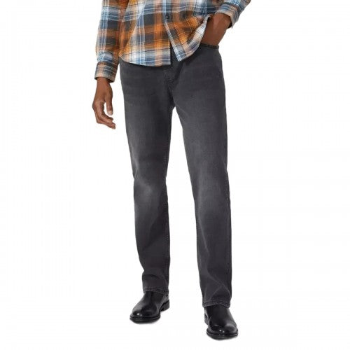 Front - Mantaray Mens Washed Straight Jeans