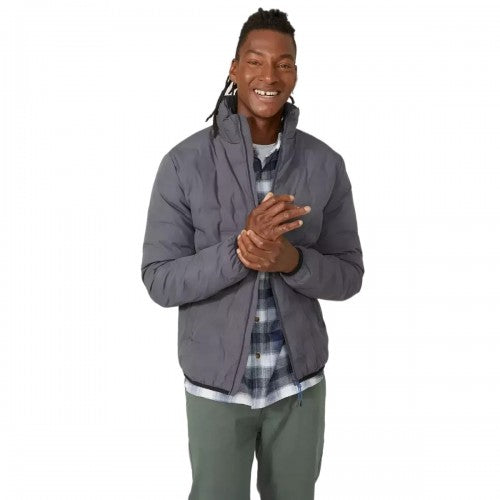 Front - Mantaray Mens Hybrid Funnel Neck Padded Jacket