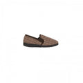 Front - Debenhams Mens Houndstooth Textile Slippers