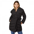 Front - Principles Womens/Ladies Padded Asymmetric Long Coat