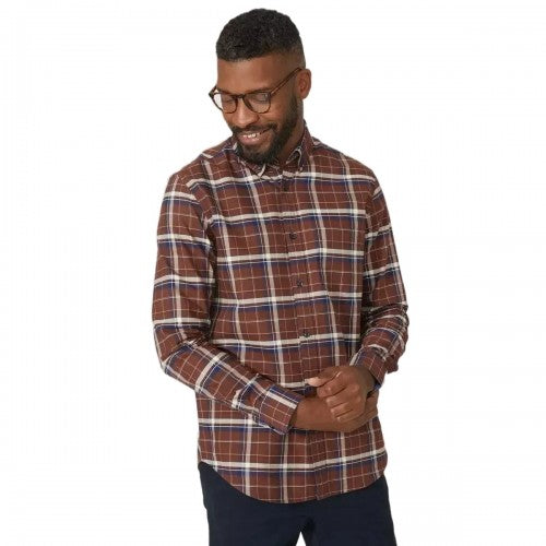 Front - Maine Mens Double Checked Shirt