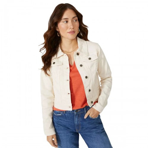 Front - Mantaray Womens/Ladies Western Twill Jacket