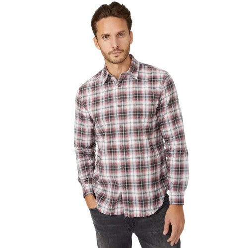 Front - Mantaray Mens Multi Check Shirt