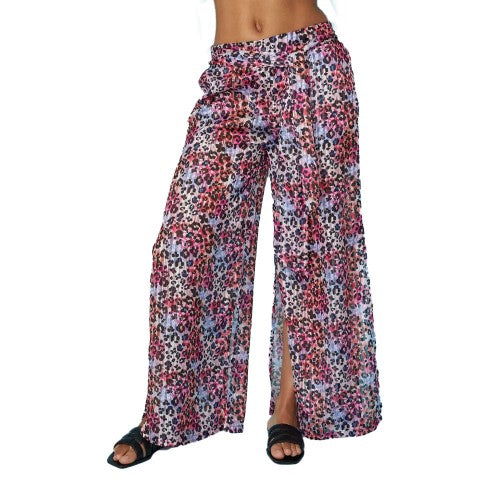 Front - Gorgeous Womens/Ladies Leopard Print Pants