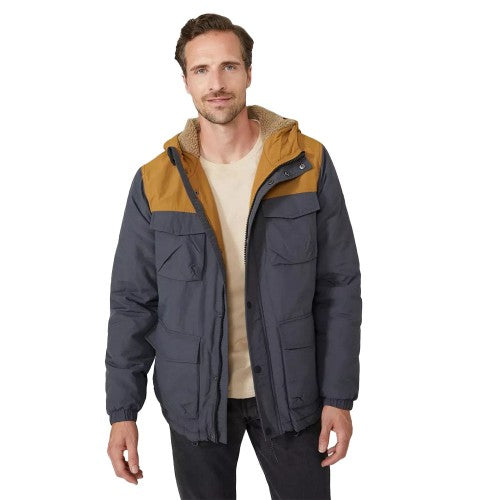Front - Mantaray Mens Borg Lined Jacket