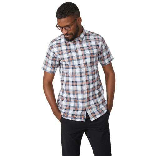 Front - Maine Mens Highlight Checked Shirt