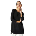 Front - Principles Womens/Ladies Chiffon Overlay Panels Petite Top