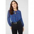 Front - Maine Womens/Ladies Snake Print Blouse