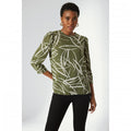 Front - Principles Womens/Ladies Printed Puffed Blouse