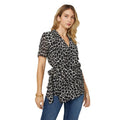 Front - Principles Womens/Ladies Giraffe Print Wrap Tunic