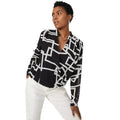 Front - Principles Womens/Ladies Printed V Neck Blouse
