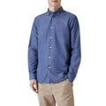 Front - Maine Mens Textured Button-Down Long-Sleeved Shirt