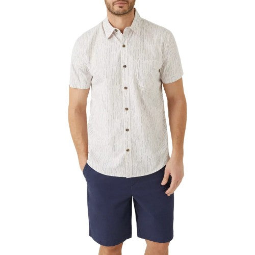 Front - Mantaray Mens Printed Shirt