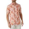 Front - Mantaray Mens Leaf Print Shirt