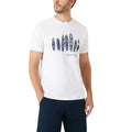 Front - Mantaray Mens Long Beach Printed T-Shirt