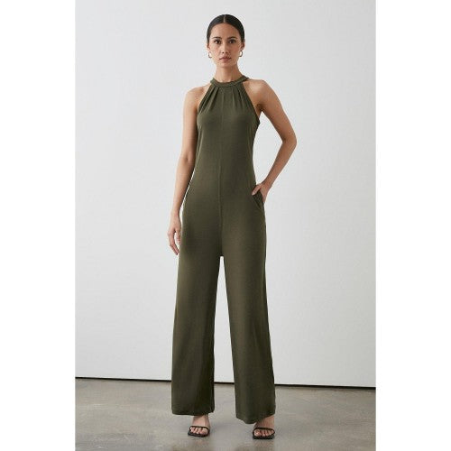 Front - Principles Womens/Ladies Twist Neck Jumpsuit