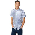 Front - Mantaray Mens Checked Shirt