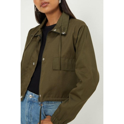 Front - Dorothy Perkins Womens/Ladies Drawstring Jacket
