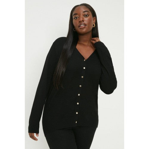 Front - Dorothy Perkins Womens/Ladies Button Through Cardigan