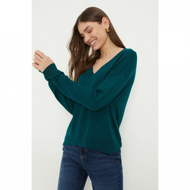 Front - Dorothy Perkins Womens/Ladies Side Split Hem Sweatshirt