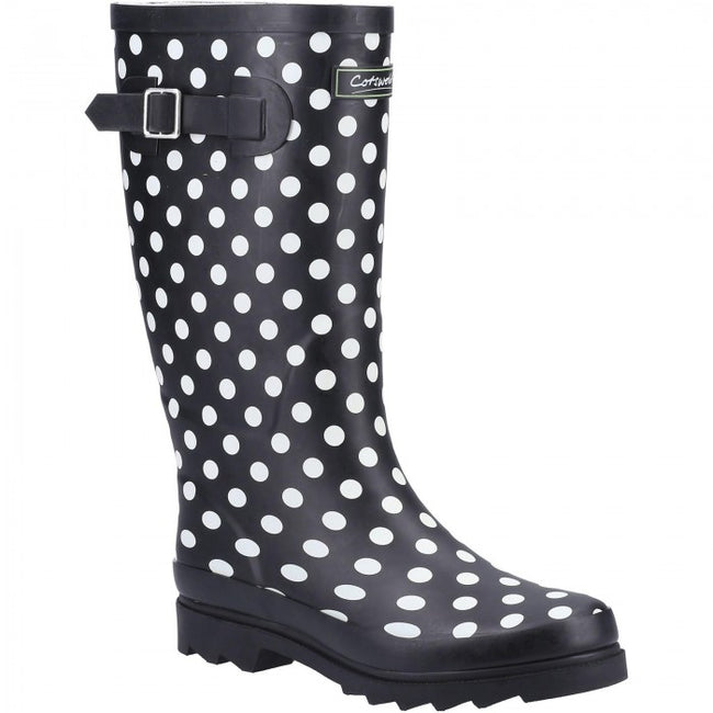 Front - Cotswold Womens/Ladies Dotted Galoshes