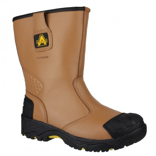 Front - Amblers Safety FS143 Mens Safety Rigger Boot