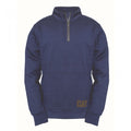 Front - Caterpillar Mens AG 1/4 Zip Pull Over Sweater
